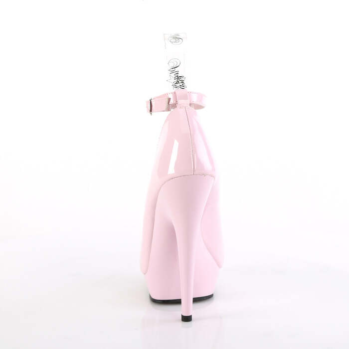 Туфлі на підборах Sultry-686 *6 дюймів, ремінець на щиколотці 1 дюйм, колір ніжно-рожевий