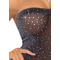 Сукня зі стразами Leg Avenue Rhinestone напівпрозора, чорна, O/S
