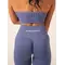 Топ Ryderwear Lift Rib Seamless Halter Sports Bra - Denim Blue