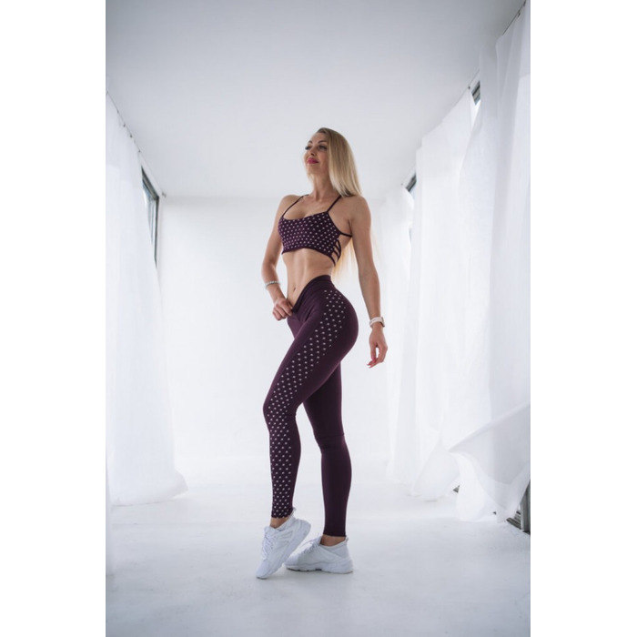 Топ Nebbia 'NS' FITNESS BRA 647 Bordo