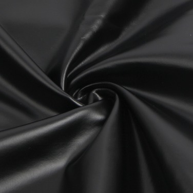 Платье с кружевом Star Night с имитацией винила, черное, S