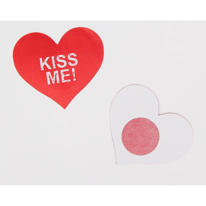 Пестиси на соски Star Night Kiss Me червоні серця