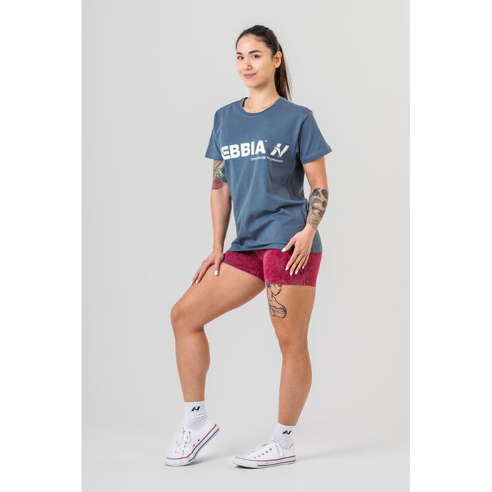 Футболка Nebbia T-shirt GYM ESSENTIALS Grey 380