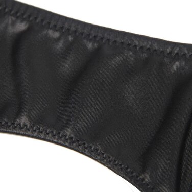 Черные эластичные трусики Star Night и пояс для чулок с высокой талией