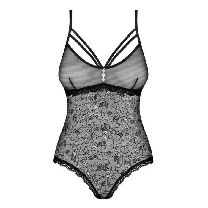 Боди Секси Obsessive 818-TED-1 Crotchless teddy ХXL