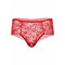 Мереживні трусики з відкритим доступом Daring Intimates Ella, червоний, S/M