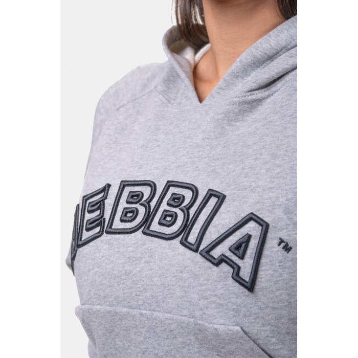 Худі Nebbia Iconic HERO Sweatshirt with a hoodie Light Grey 581
