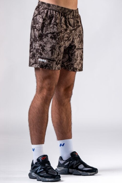 Шорти Nebbia Training Shorts POWER Light Brown Camo 902