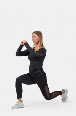 ЛОНГСЛІВ LONG SLEEVE SMART POCKET SPORTY TOP BLACK 418