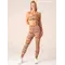 Топ Ryderwear Unstoppable One Shoulder Sports Bra - Mocha Zebra
