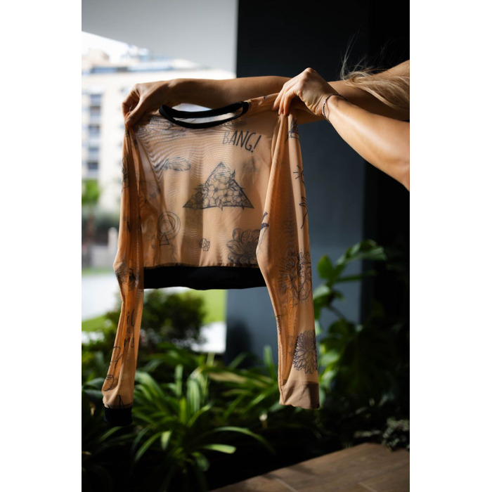 купальник топ Baisse & плавочки Baisse и Рашгард ТАТУ