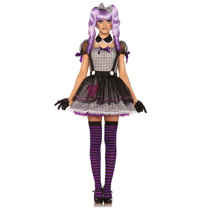 Костюм Доллі Leg Avenue Costume Dead Eye Dollie Black/White