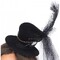 Жіночий міні-циліндр Steampunk Velvet Mini Top Hat від Leg Avenue, чорний