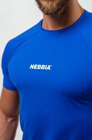 Футболка Nebbia Workout Compression T-shirt Endurance Blue 339