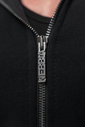 Кофта Nebbia Long Zip Up Hoodie BEYOND ORDINARY Black 707