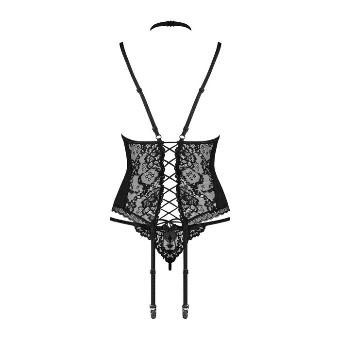 Комплект Obsessive Reneliai сорочка и стринги L/XL