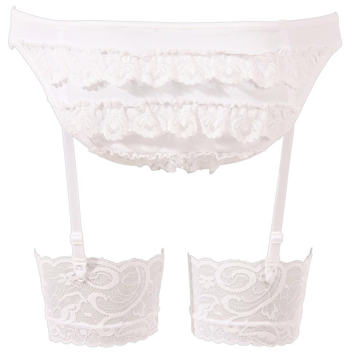 Костюм школьницы в клетку Cottelli Collection Schoolgirl Set с глубоким декольте, M