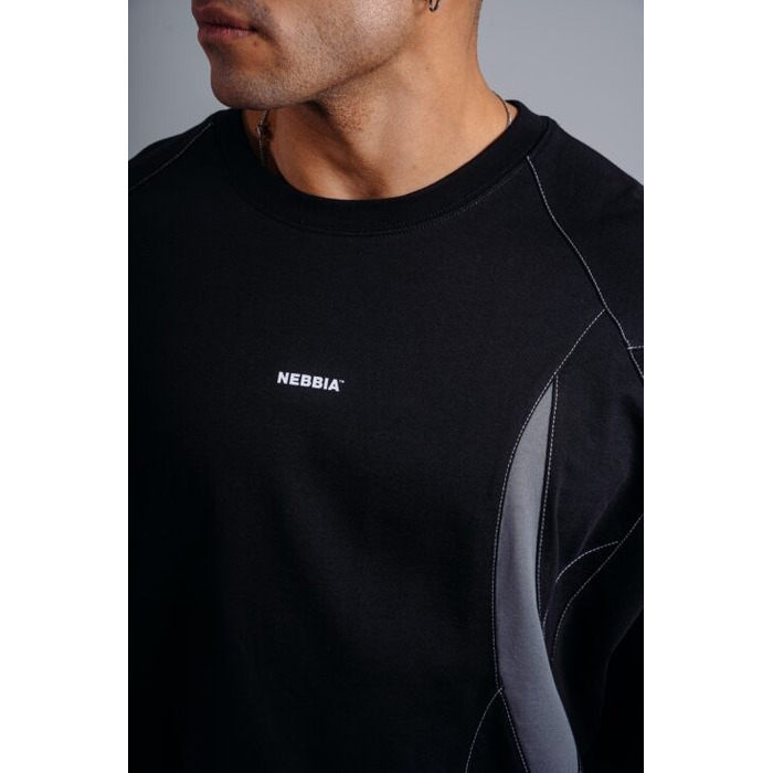 Футболка Nebbia Oversized Pump Cover T-Shirt PRIMAL Black 871