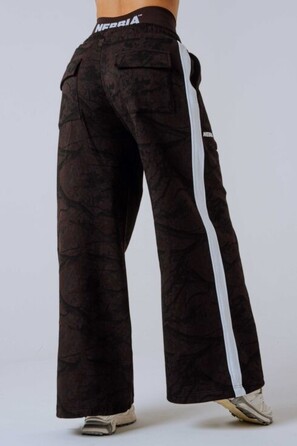 Штани Nebbia Oversized Sweatpants POWER Dark Brown Camo 896
