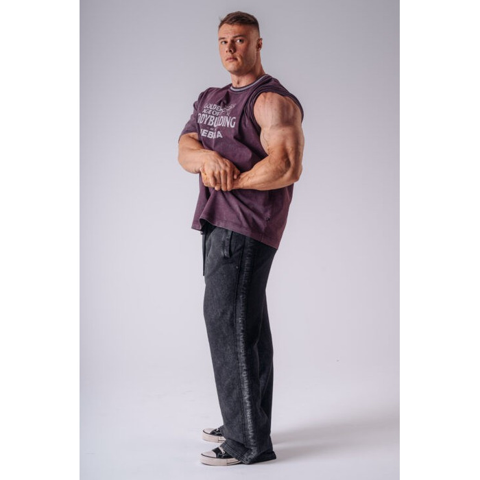 Футболка NEBBIA x Olympia Heavyweight Cotton T-Shirt Bordo 941