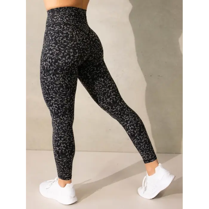 Леггинсы Ryderwear Empower High Waisted Leggings - Black Leopard
