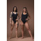 Купальник One-piece Swimsuit Black French Style 460 Black