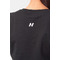 Топ Minimalist Logo NEBBIA crop top 600 Black
