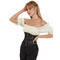 Корсет із сітки Star Night Steel Bones Grid Corsets з гачками і шнурівкою, чорний, M (без коробки)