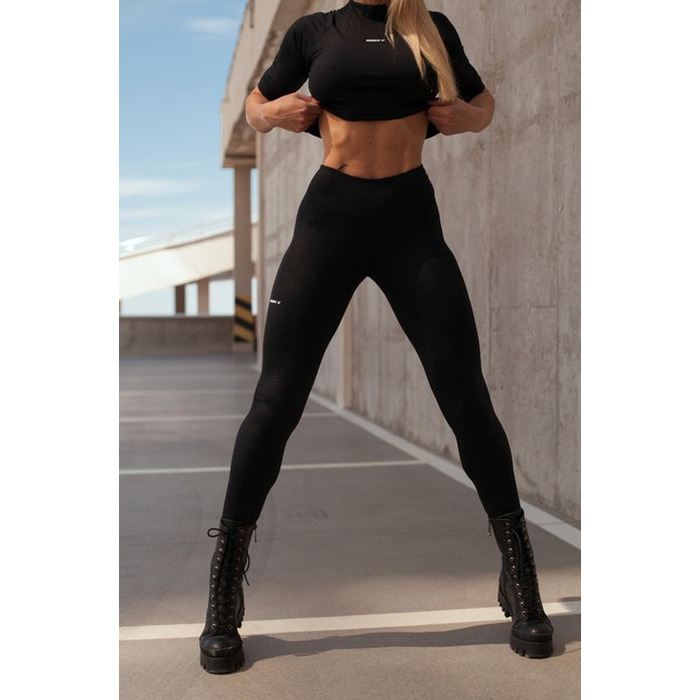 Легінси Python SnakeSkin High-Waist Leggings 407 Black