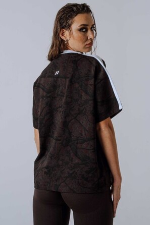 Футболка Nebbia Relaxed Tee POWER Dark Brown Camo 894