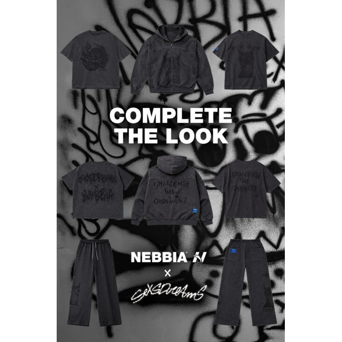 Футболка NEBBIA x Sexsdreams Men’s Oversized Tee Black 809