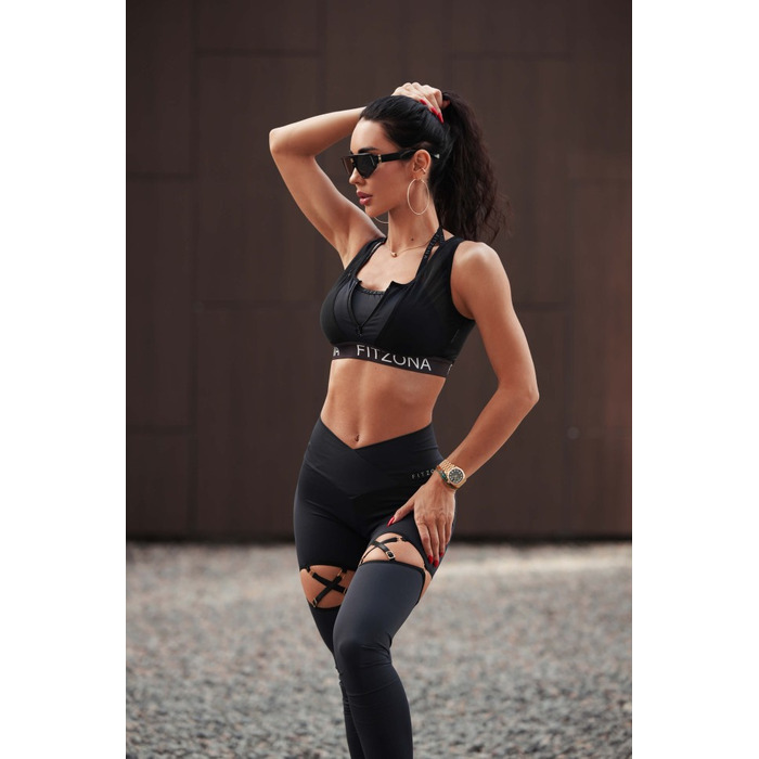 Леггинсы Fitzona Legging Fitness Black CAL5460