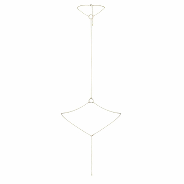 Цепочка на шею и пояс Bijoux Indiscrets Magnifique I Body Chain - Gold, украшение на тело