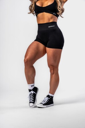 Шорти Nebbia High Waisted Push-Up Shorts TOTALLY SEAMLESS Black 304