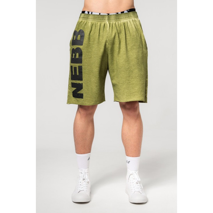 Шорти Nebbia Washed-off Gym Sweatshorts NO BS Green 367
