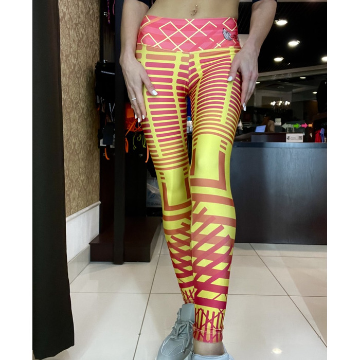 Легінси MyAngel With Honeycomb Print Yellow