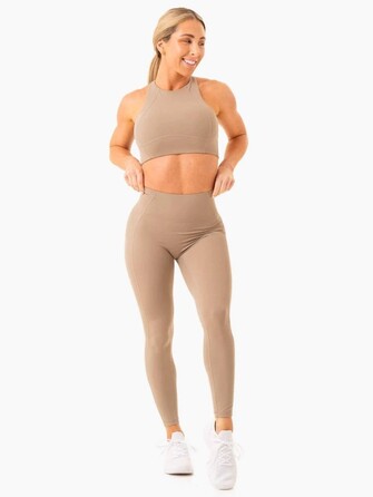 Топ NKD Frame Long Line Sports Bra - Latte