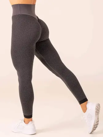 Леггинсы Ryderwear Honeycomb Scrunch Seamless Leggings - Charcoal
