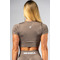 Топ Nebbia Seamless Short-Sleeve Top POWER Light Brown ASH 891