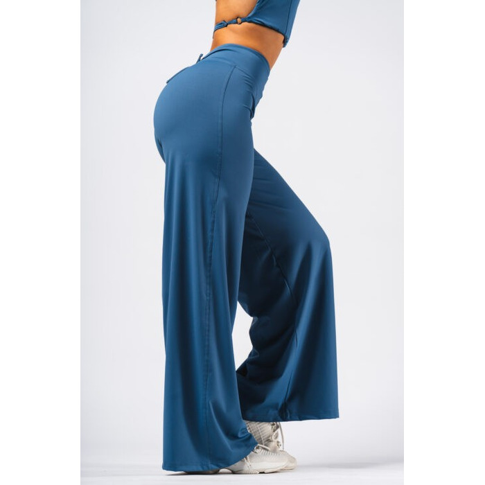 Штани Deni x NEBBIA High-waist Flared Pants Blue 312