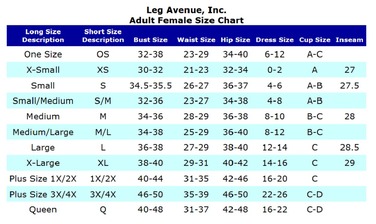 Непослушная школьница 3 предмета Leg Avenue O\S