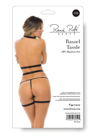 Портупея з пензликами RASSEL TASSLE 2PC HARNESS SET BLACK, OS