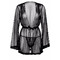 Кімоно прозоре з поясом та стрінгами Daring Intimates, чорний, S/M