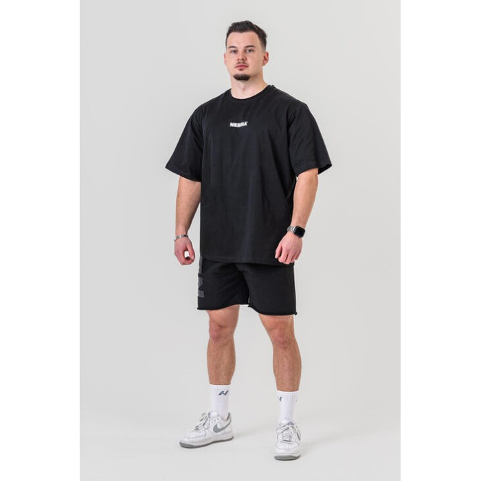 Футболка Nebbia Oversized T-shirt GYM ESSENTIALS Black 381