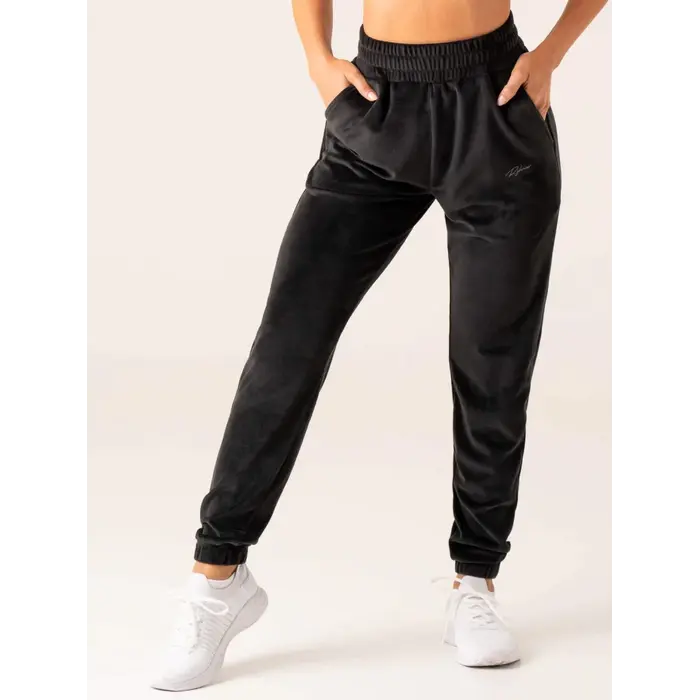 Брюки Ryderwear Velour Track Pant - Black