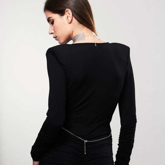 Украшение Bijoux Indiscrets Desir Metallique Collar - Silver