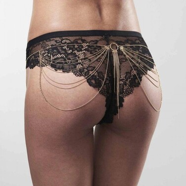 Цепочка трусики или лиф Bijoux Indiscrets MAGNIFIQUE Waist Chain - Gold, украшение на тело