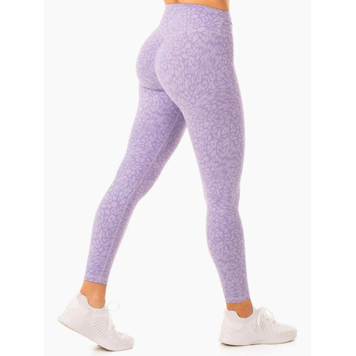 Леггинсы Rotation High Waisted Scrunch Leggings - Iris Leopard