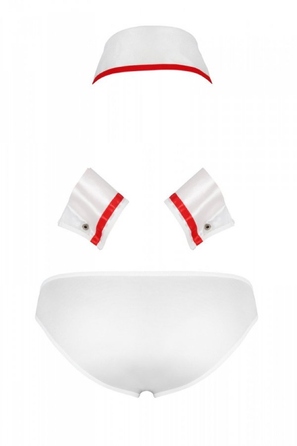 Комплект чоловічий ігровий 037 SET GREGORY white S/M -Passion