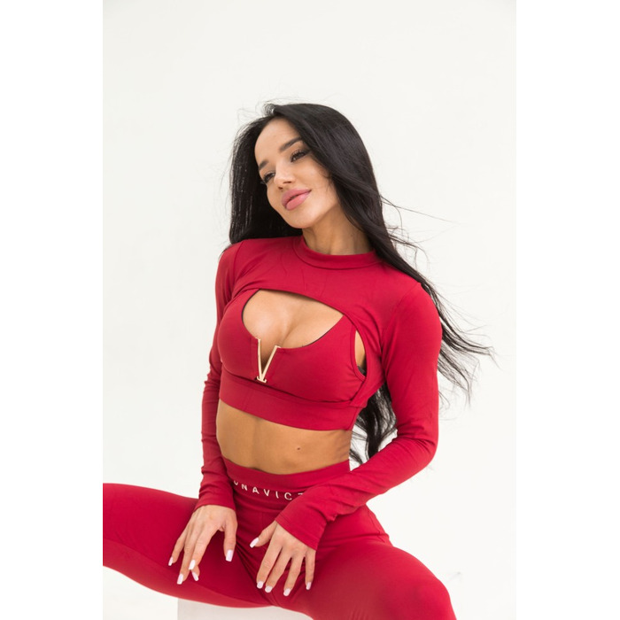 Болеро Blusa Fitzona Yumi Wine 14880